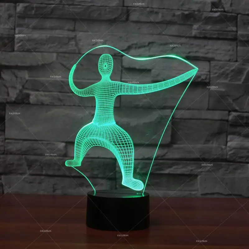 Platform Abstract Person 3d Nightlight Creative Romantic Gift 3d Lamp Lovely cartoon children's toys Light Fixtures