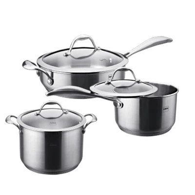 0 Wok soup pot milk pot piece set 304 stainless steel multi-purpose cookware sooktops tz021a