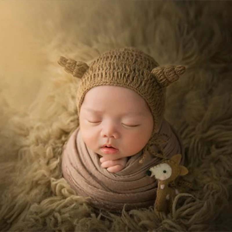 

Handknit Baby bonnet Newborn knit bonnet Crochet mohair baby lace hat Newborn photography props