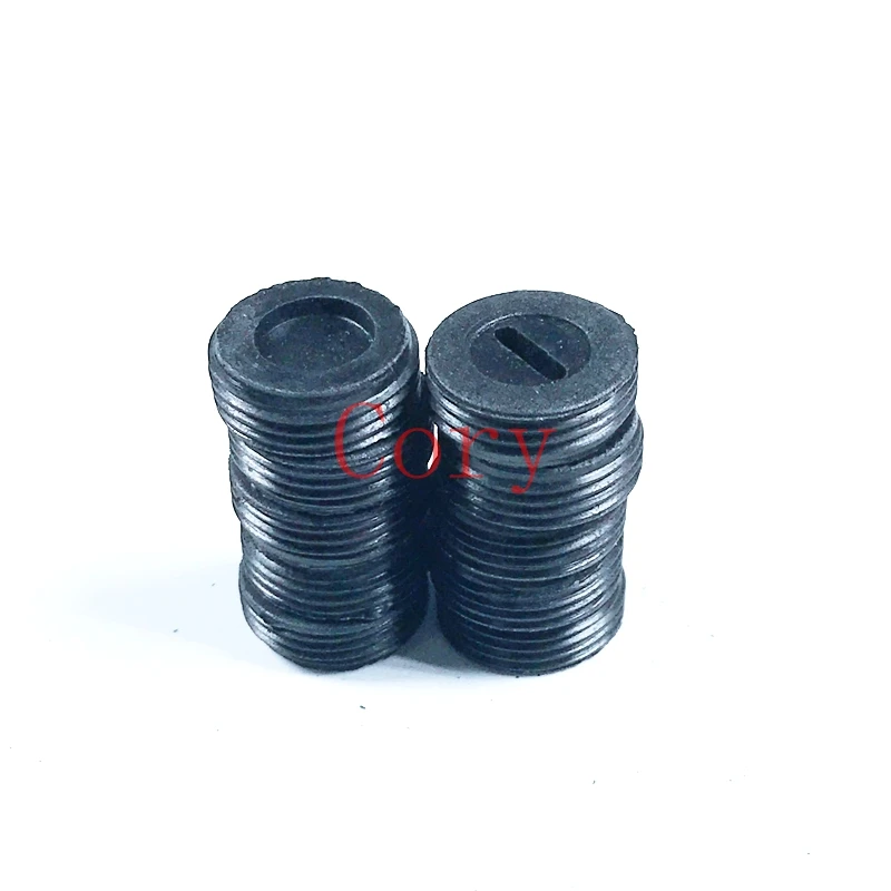 10 stücke Schwarz Kunststoff Schraube Carbon Pinsel Halter Caps Fall Dia. 12mm/13mm/14mm/15mm/16mm/17mm/18mm/20mm/22mm