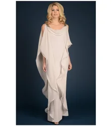 Plus Size Mother Of The Bride Dresses Sheath Ruffles Beaded Long Wedding Party Dresses Mother Dresses For Wedding Customized