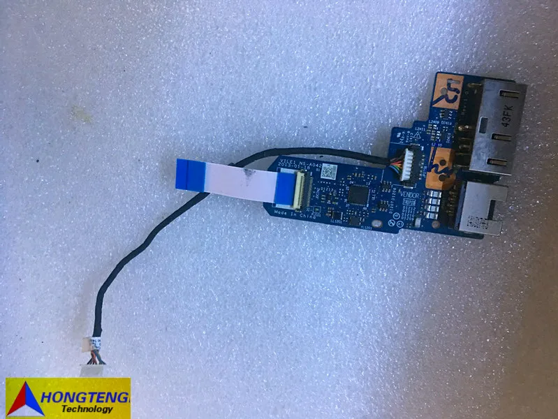 

Genuine NS-A042 NS-A042P FOR Lenovo ThinkPad E431 DC Power Jack Ethernet RJ45 port board 100% TESED OK