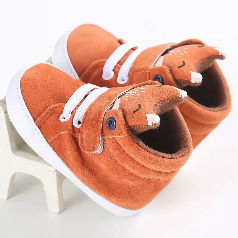 Infant Baby Shoes Children Kids Boys Girls Animal Style Casual Cotton Shoes High Heel 1-3 Year