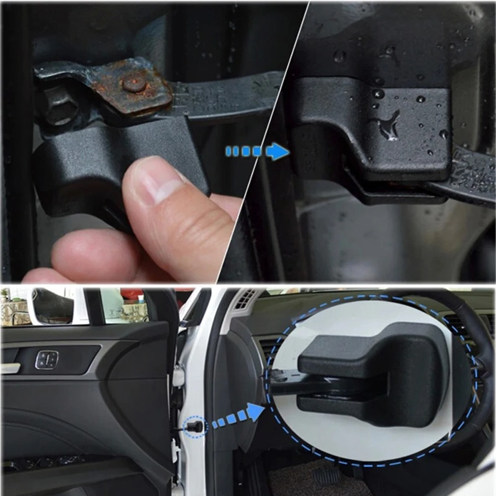Newest 4pcs For KIA Soul K2 K3 K4 K5 RIO CERATO Forte QUORIS Optima Sportage R Car Door Stopper Protection Cover Car Accessories