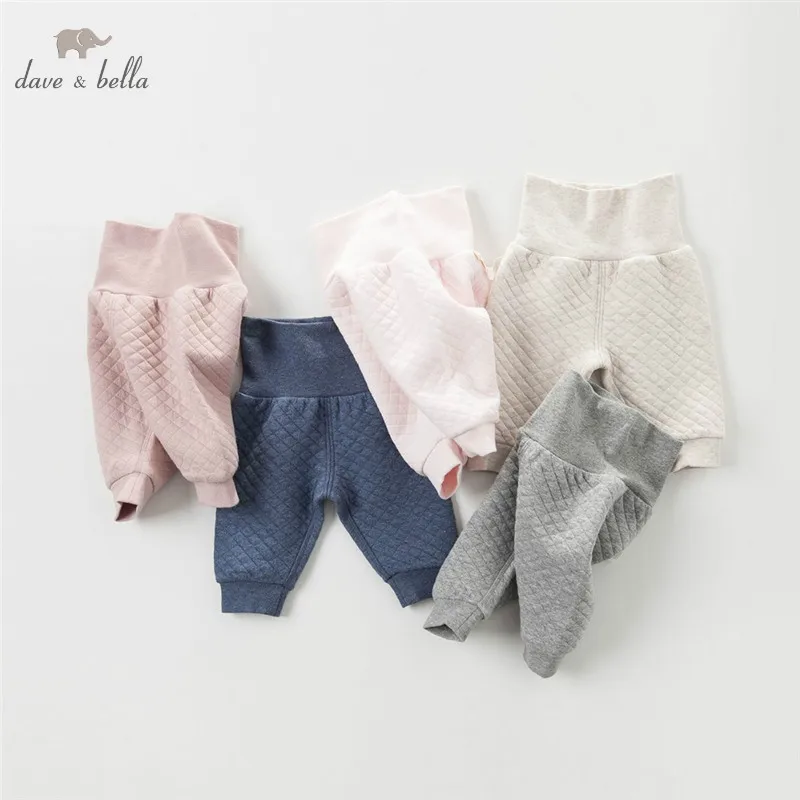 DB4222 davebella autumn baby pants basic trousers