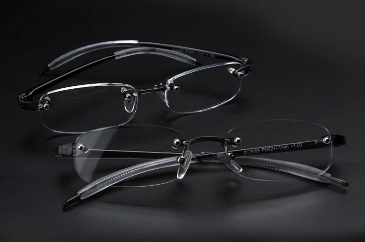Neue rahmenlose Myopie-Brille für Männer und Frauen, ultraleichte, randlose Kurzsichtbrille, Kurzsichtbrille -1,0 -1,5 -2,0 bis -4,0 – Detail 11