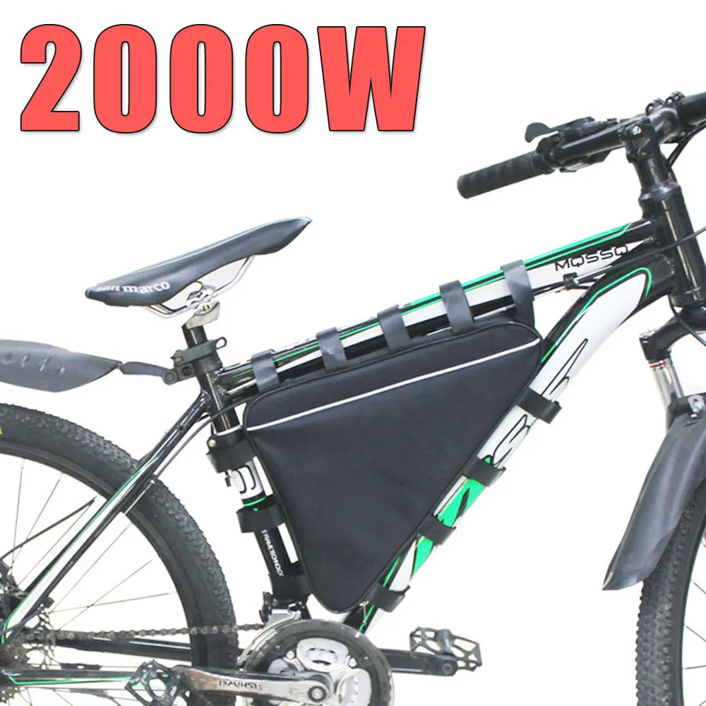 

52V 30AH 2000W Electric Bike Triangle Battery Pack 51.8V 30Ah lithium battery 14S for Bafang 8FUN BBSHD Ebike motor kit