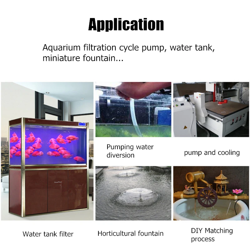 110V Ultra Quiet Waterproof IP68 Filter Water Pump for Aquarium Pond Submersible Fountain Pump 10/15/25/40/55W 600-3000L/H
