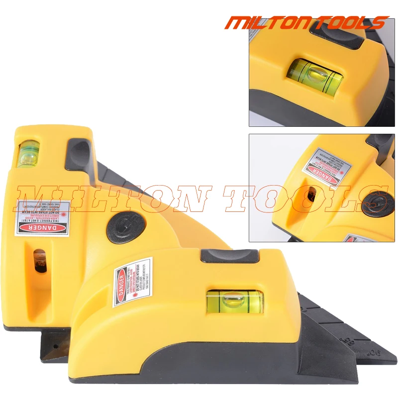 4pcs/lot Factory-outlet Right angle 90 degree square Laser Level tool Laser line Measurement scale, infrared foot level