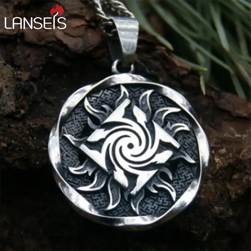 

10pcs sacred fire-Ancient slavic talisman pendant men necklace norse Symbol Pendant Germanic jewelry