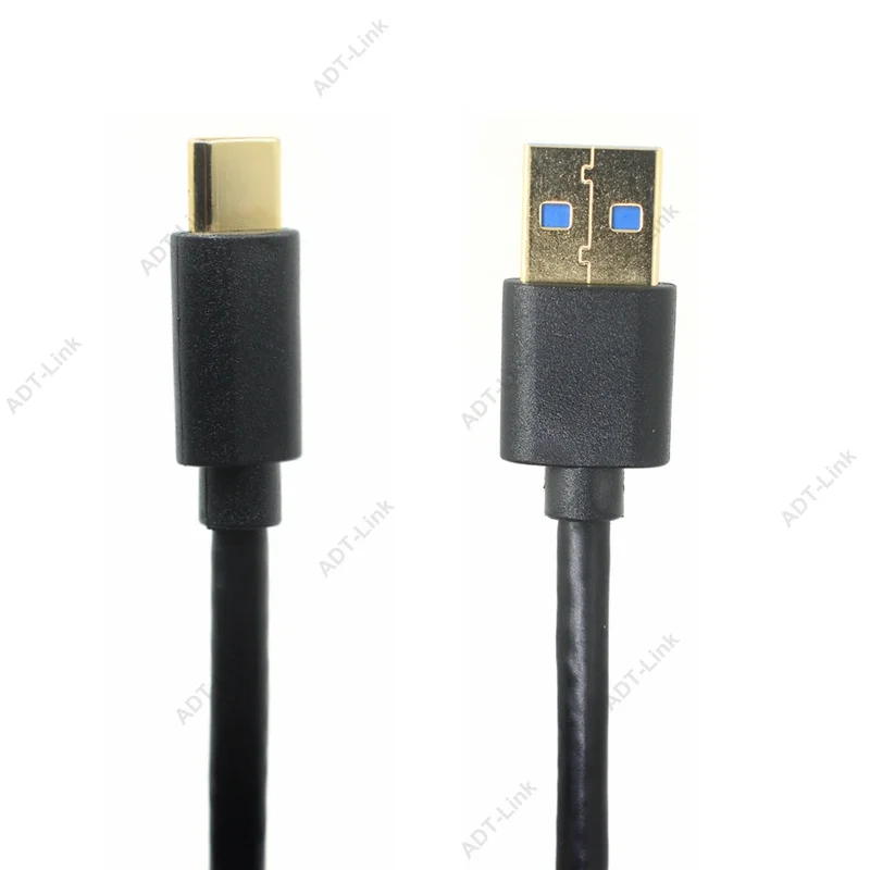 USB 3.1 Type C USB-C Male Connector to Standard USB 3.0 Type A Male Data Cable Fast Charging Cord for Type-C Device 50cm 1m 1.8m