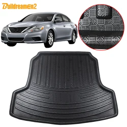 Buildreamen2 For Nissan Altima Teana (L33) Car Trunk Mat Boot Tray Liner Floor Cargo Carpet Pad 2013 2014 2015 2016 2017 2018