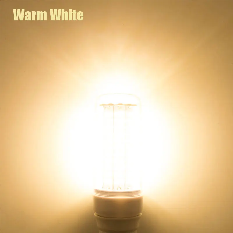 E27 E14 LED Lamp SMD 5730 24 36 48 56 69 LEDs  LED Lights Corn Led Bulb 7W 12W 15W 18W 20W Chandelier Candle Lighting AC 220V
