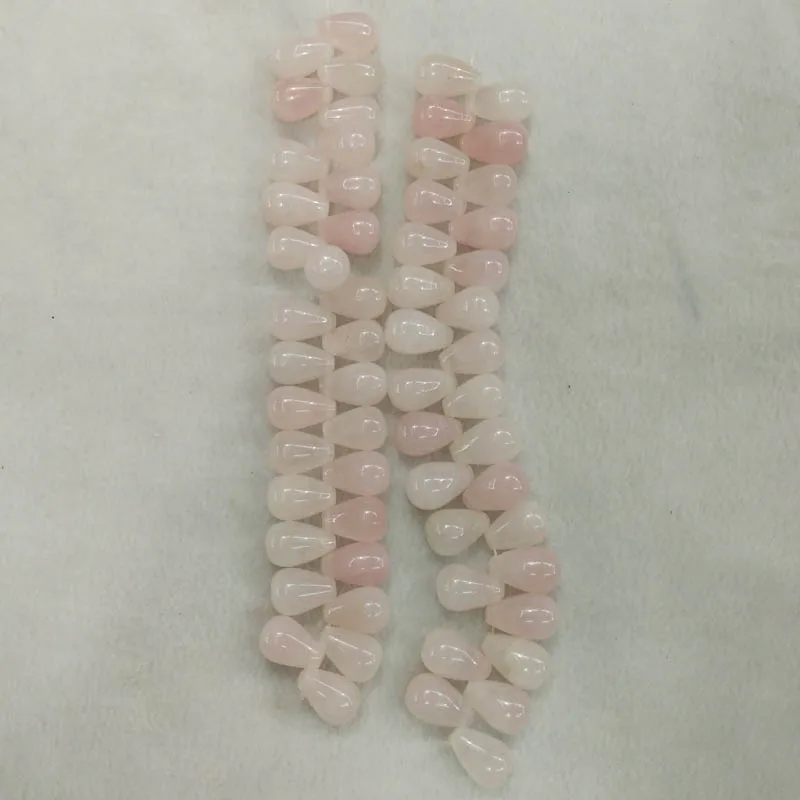 Wholesale 30pcs/lot 10X16mm high quality natural quartz stone drop shape beads For Jewelry Making DIY Necklace Bracelet free