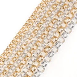 5 6 7 8 10mm Link Opened Aluminum Rolo Chains Loop Link Metal For Accessories Bracelet Necklace Cable Diy Jewelry Findings