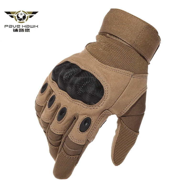 

Tactical Gloves Men's Army Protection Shell Leather Full Finger Gloves Combat Military Wear Touch Screen Hard Knuckle Gloves