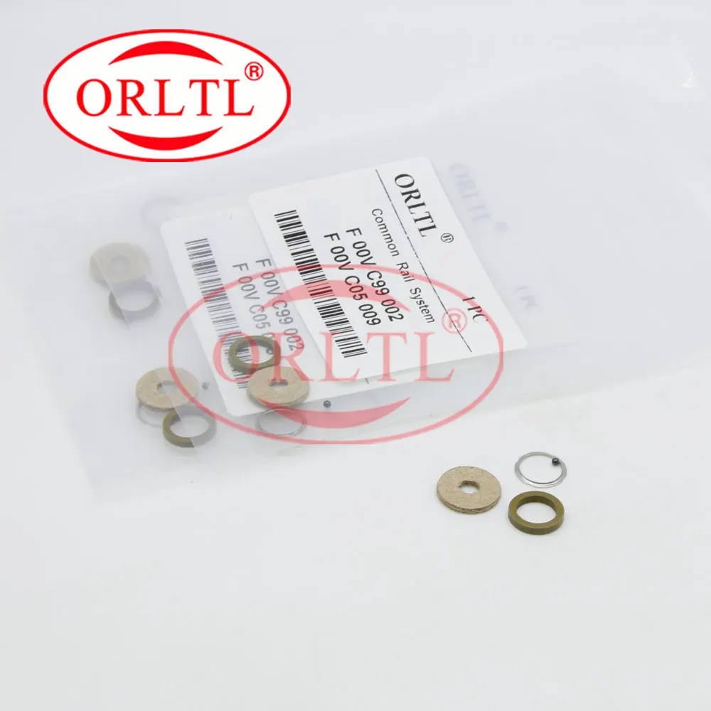 10bag  FOOVC99002 With FOOVC05009 Common Rail Injector Sealing Rings Fuel Injection Black Ball Repair Kits For 0445110 Nozzle