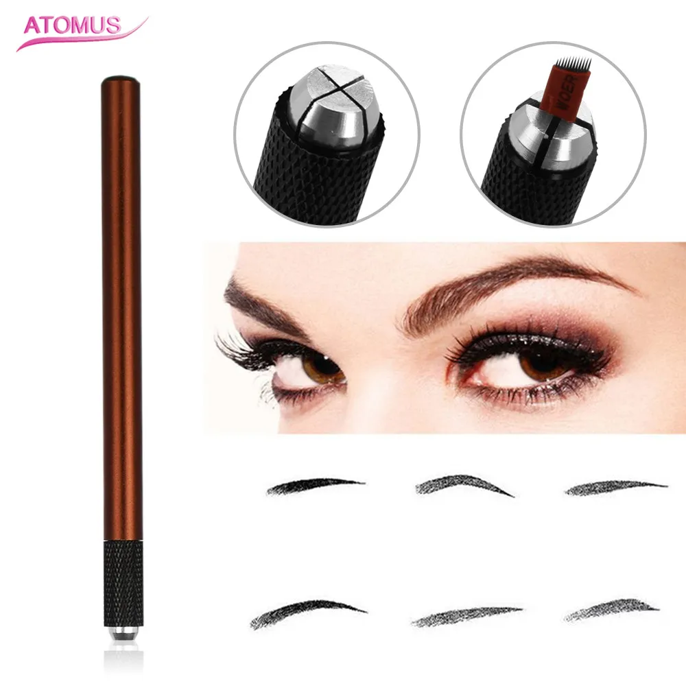 1pc Dermografo Para Sobrancelhas Microblading Pen Tattoo Eyebrow Machine Blading Caneta Tebori Kalici Makyaj Makineleri