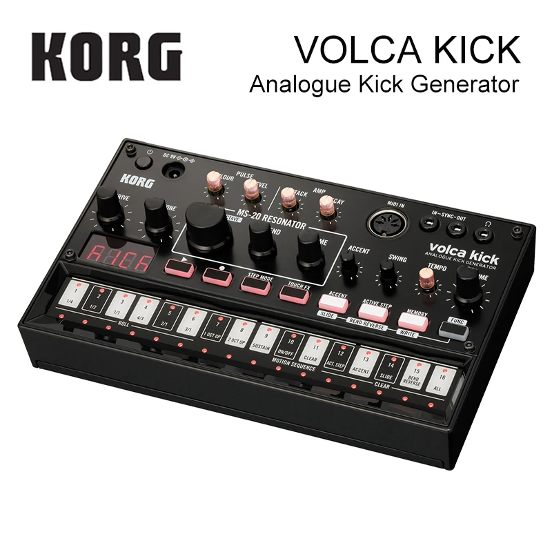 Korg Volca Kick-Key Synthesizer Analogue Kick Generator