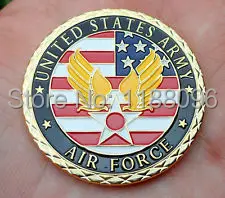 Low price custom US Air Force Bomber commemorative coin hot sales usa military coins cheap custom metal hard enamel coins