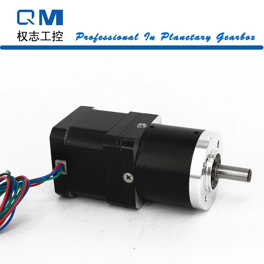 Planetary Gearbox 25Arcmin Ratio 40:1 Reducer NEMA17 Gear Stepping Motor L=40mm Robot Pump