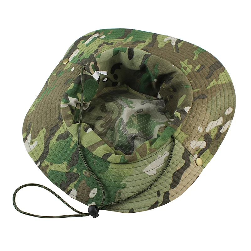 6 Colors Tactical Airsoft Sniper Camouflage Boonie Hats Nepalese Cap Militares Army Mens Bucket Hat Military Accessories Male