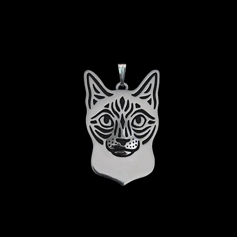 Fashion Siamese Cat Pendants Jewelry Metal Pet Pendants