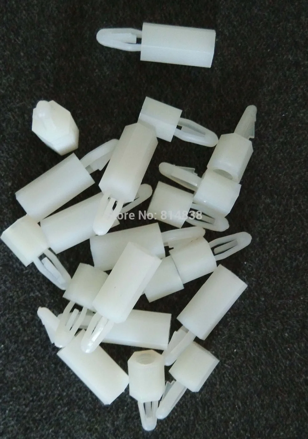 Wkooa M4x20 Nylon Hex Spacers Screw Nut Standoff Plastic Accessories White Reverse Locking Circuit Board Support