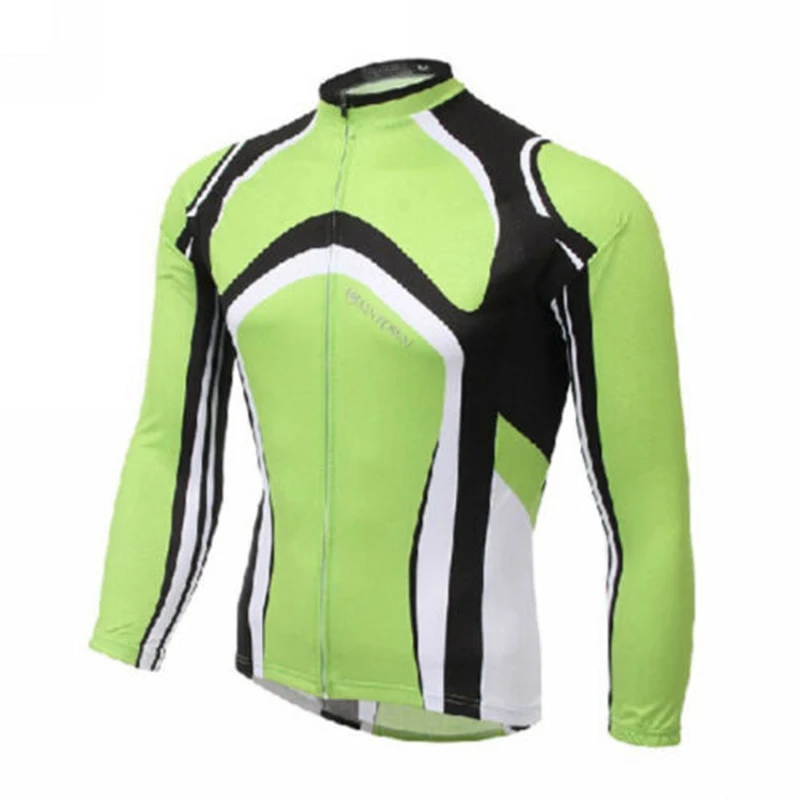 XINTOWN Men Bike Long jersey Green Pro Team Cycling clothing Riding Top Male MTB Ropa Ciclismo Wear Maillot Long Sleeve Shirts