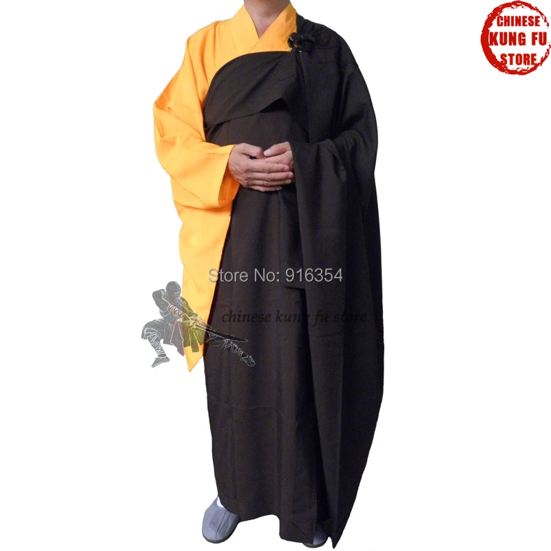 

Buddhist Robe Shaolin Monk Dress Buddhism Kesa Meditation Uniform Zen Master Suit Costumes