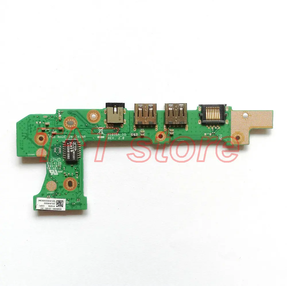 new original FOR ASUS X102B X102BA Laptop USB Audio LAN Power Button Board X102BA_IO free shipping