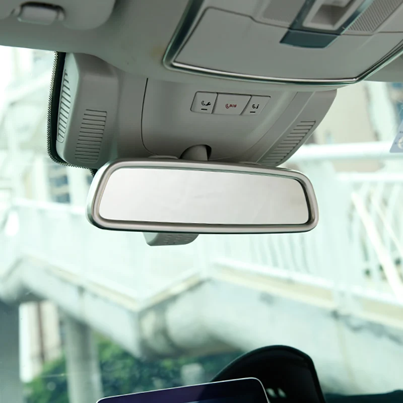 Interior Rearview mirror decorative frame cover trim  strip for Mercedes Benz GLE W166 350d  GL X166 GLS amg  ml350  2012 Class