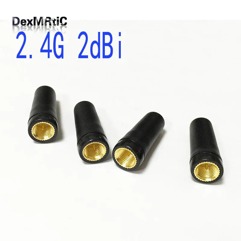 1PC 2.4Ghz 2dbi 지그비 안테나 미니 짧은 2.75cm 고무 공중 SMA 남성 커넥터 스트레이트 무선 모뎀
