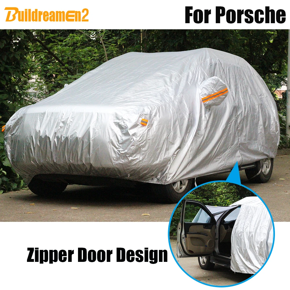 

Buildreamen2 Waterproof Car Cover Outdoor Indoor Sun Rain Snow Protection Cover Dust Proof For Porsche Cayenne Panamera Macan