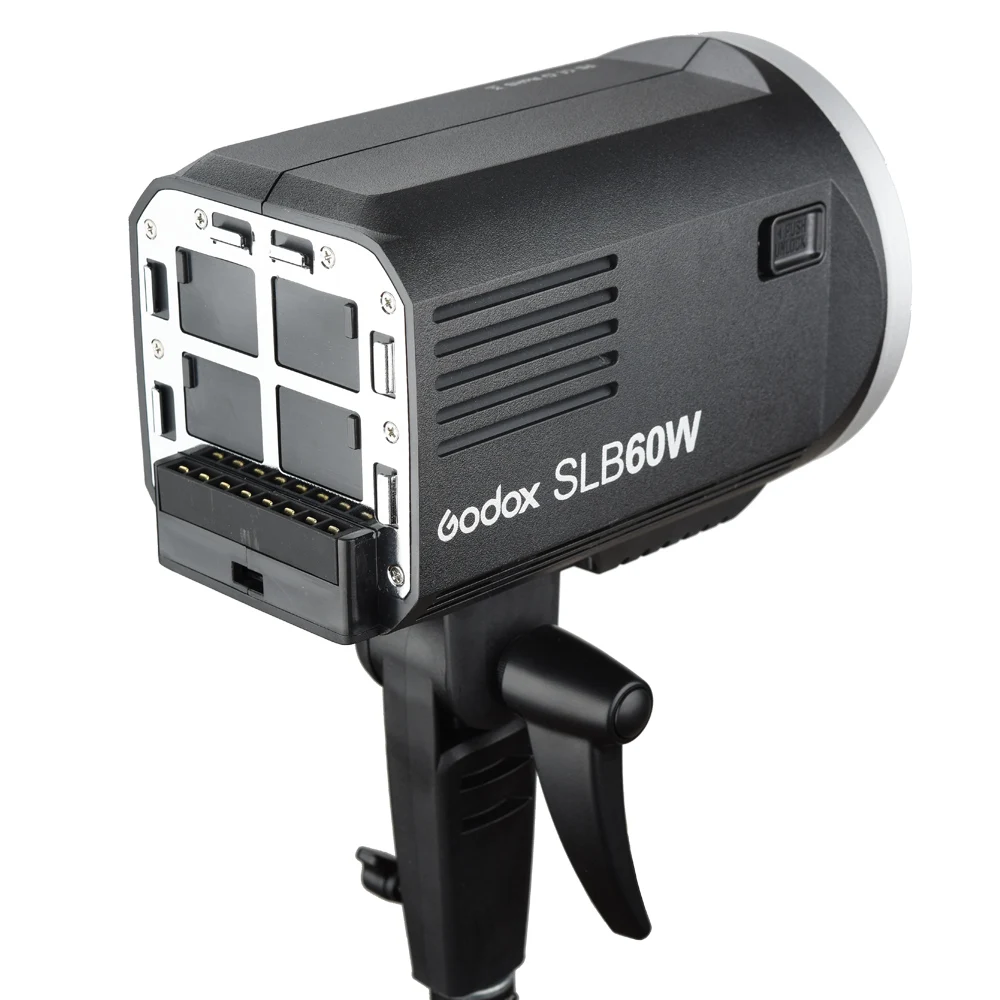 Godox-Iluminación estroboscópica para estudio fotográfico, lámpara LED de 60W con superpotencia, batería de iones de litio, mando a distancia y cargador para fotografía, SLB60, novedad