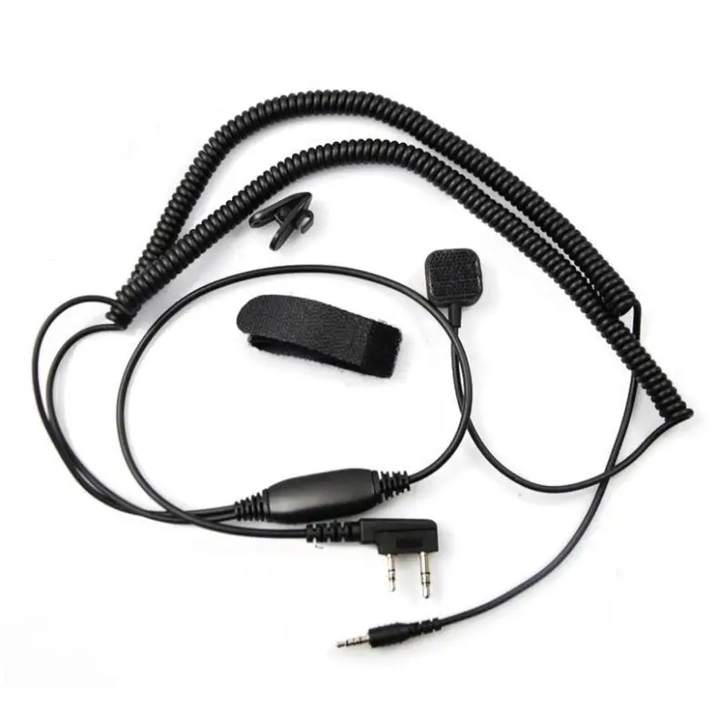 VIMOTO V3/V6/V8 M1/M6 Bluetooth Helmet Headset Special Connention Cable for Kenwood Baofeng UV-5RE Two Way Radio Walkie Talkie