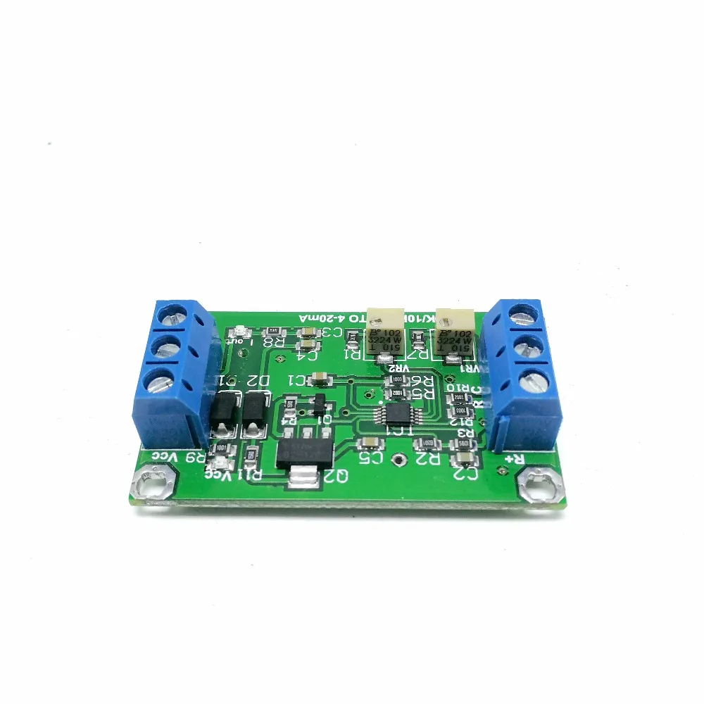 Potentiometer resistance 1k/5k/10k/50k to 4-20mA current signal module XTR111 transmitter occurs