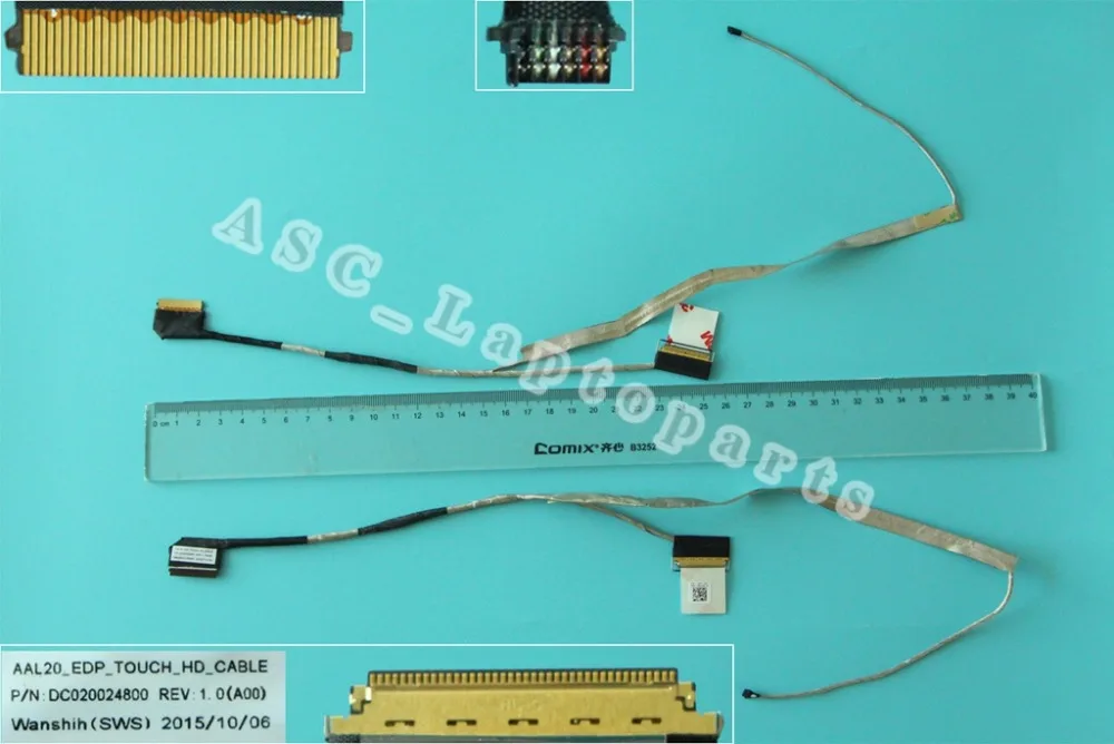 

New Original LCD LED Video Flex Cable For DELL 15-5000 5558 5559 5555 5551 3558 40pin Laptop Screen Display Cable 0VTF97 DC02002