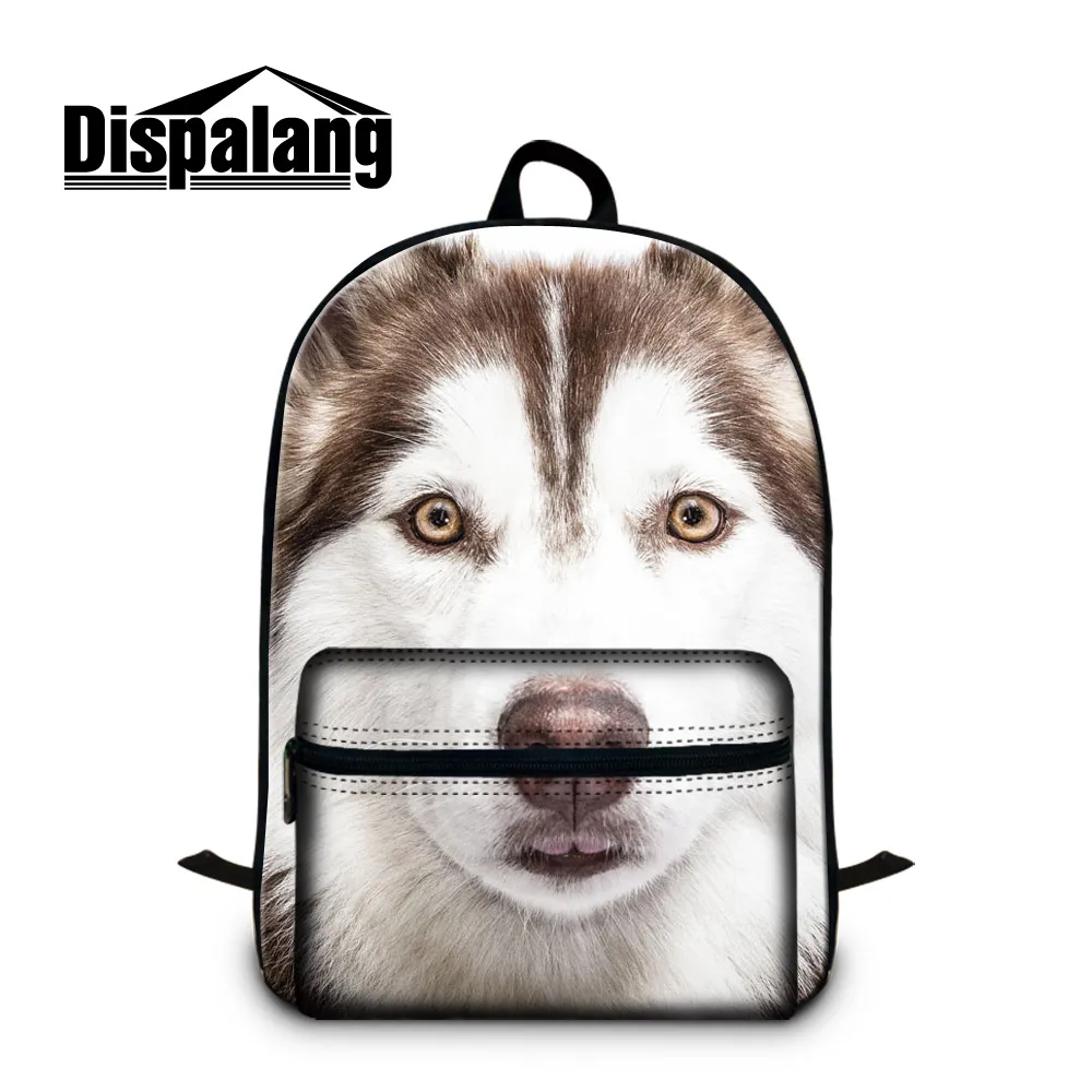 

Dispalang Husky Dog Backpack for Teenagers Cute Laptop Bookbags for College Middle School Students Rucksacks Bagpack Mochilas