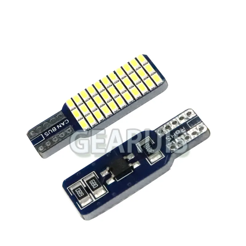 مصباح سيارة led ، مصباح قبة أبيض ، مصباح سيارة LED Canbus T10 100 192 194 W5W ، 33 SMD 168 3014 W DC 12V ، 1.2 قطعة