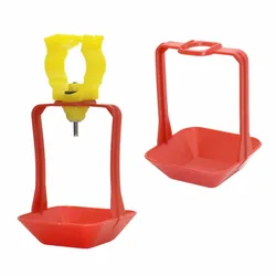 10 PCS Bird Quail Drinking Water Hanging Cup Yellow Ball Automatic Drinking Water  Pigeon Chicken Red Cup Pet Bird Feeding tools