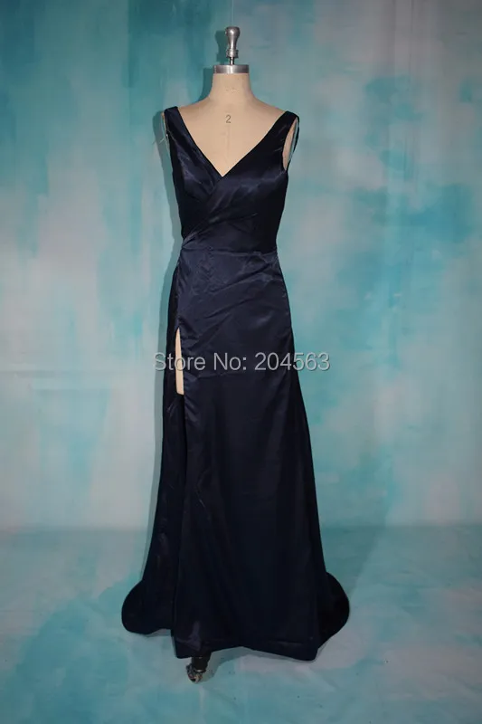 

Simple V Neck Sheath Bridesmaid Dresses for Wedding Event All Size/Color