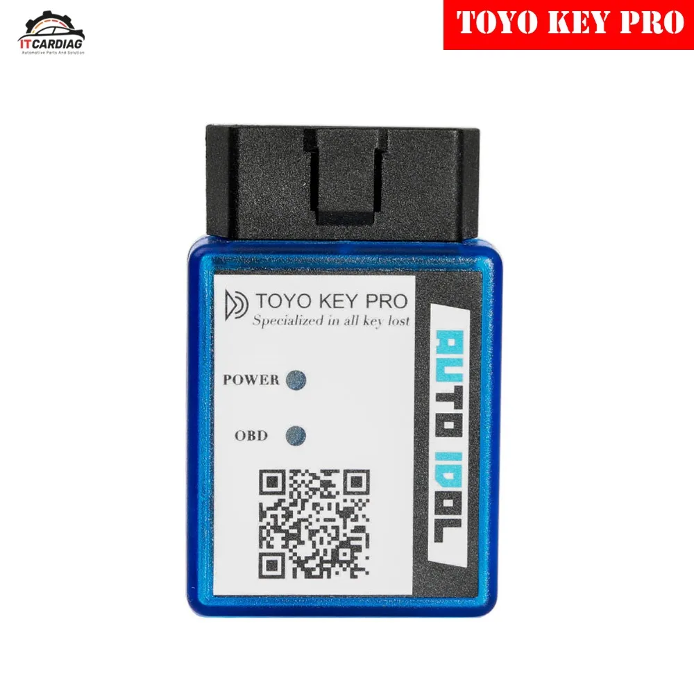 

For Toyo Key Pro OBD II Support for Toyota 40/80/128 BIT (4D, 4D-G, 4D-H) All Key Lost for Toyota Auto Key Programmer