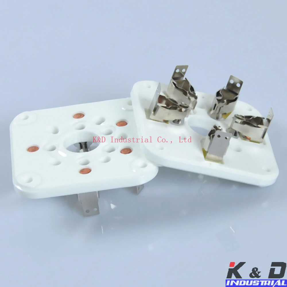 1 unidad GZC5-A 5 pines 3-500Z 4-400 U5G Base de tubo de cerámica para 5 pines 3-500Z 4-400 piezas de amplificador DIY de guitarra