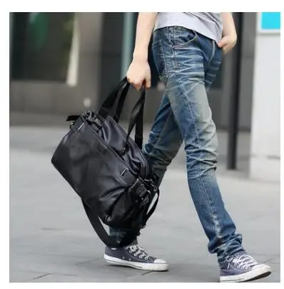 

Men shoulder bag Large Capacity PU bag for Men PU leather travel handbag Teenagers Crossbody Shoulder Bag Men's Business bag