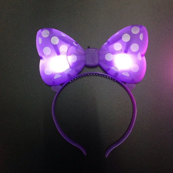 2021 Vendita Calda Reale Divertente Antistress Bavaglio e Scherzi Pratici Luminoso Bowknot Carta Tornante Fascia Concerto Novità Gag Giocattoli Per Bambini