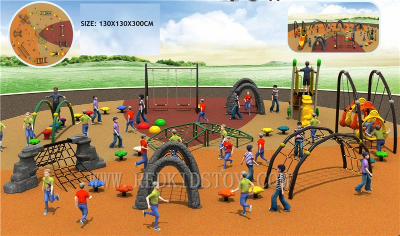 Exported to Costa Rica CustomizedTUV Certificated School Gym Training Playground HZ-G001