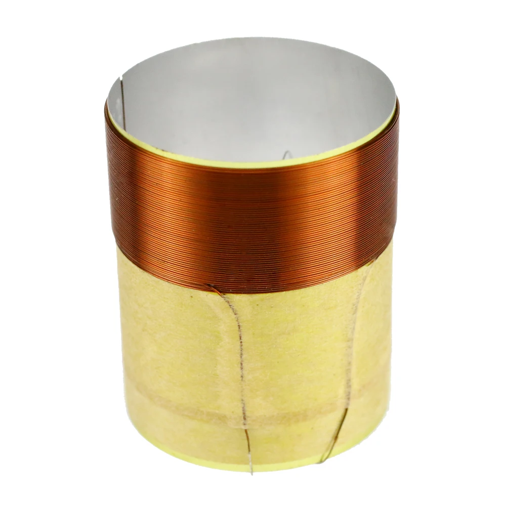 GHXAMP 25.5 millimetri Contrabbasso Bobina 8ohm Woofer Altoparlanti Parti di Riparazione 25 Nucleo In Alluminio Bianco 2 Strato di Filo di Rame 2 PCS