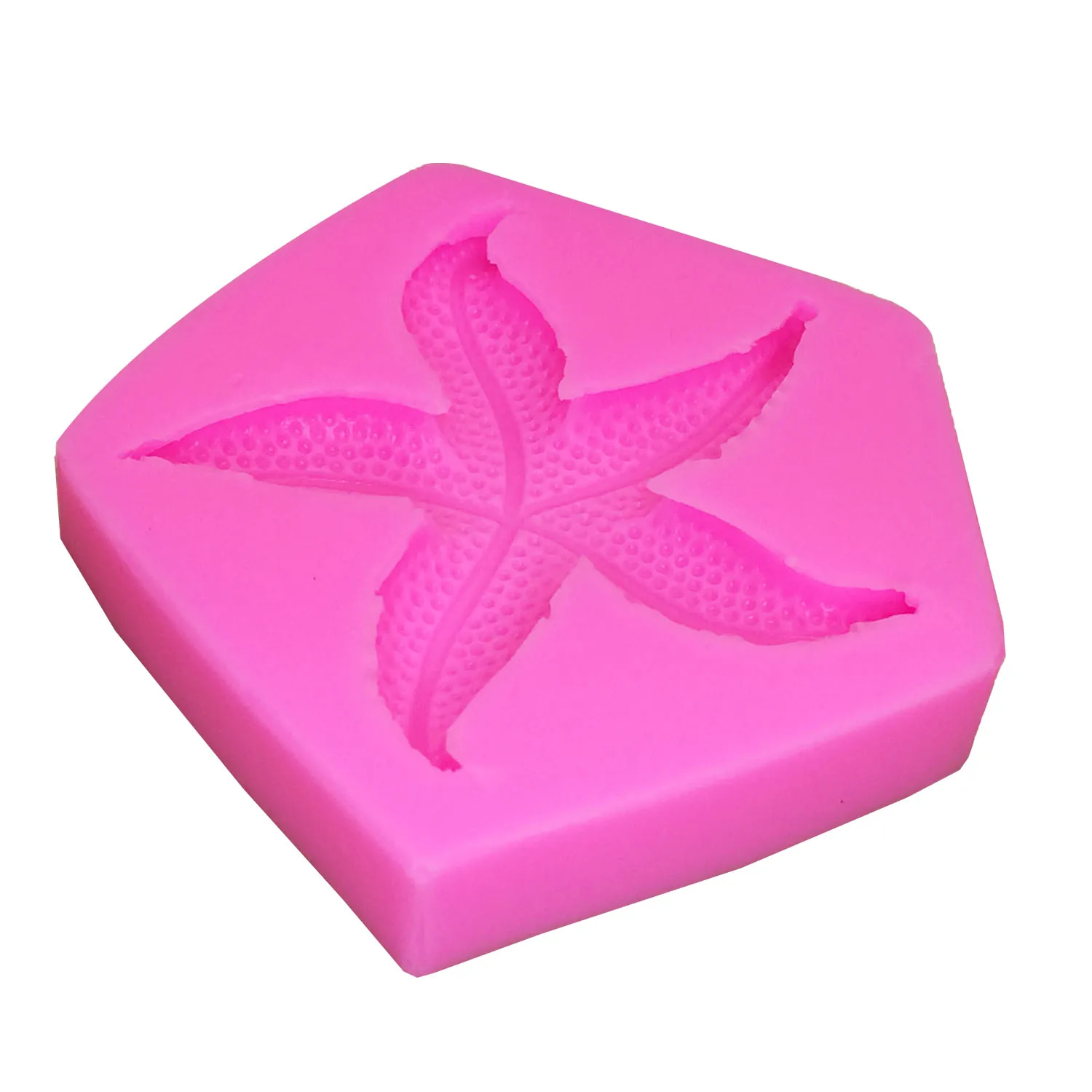 M0412 Starfish cooking tool wedding decoration tools Silicone Mould baking Fondant Sugar Craft DIY Cake candy