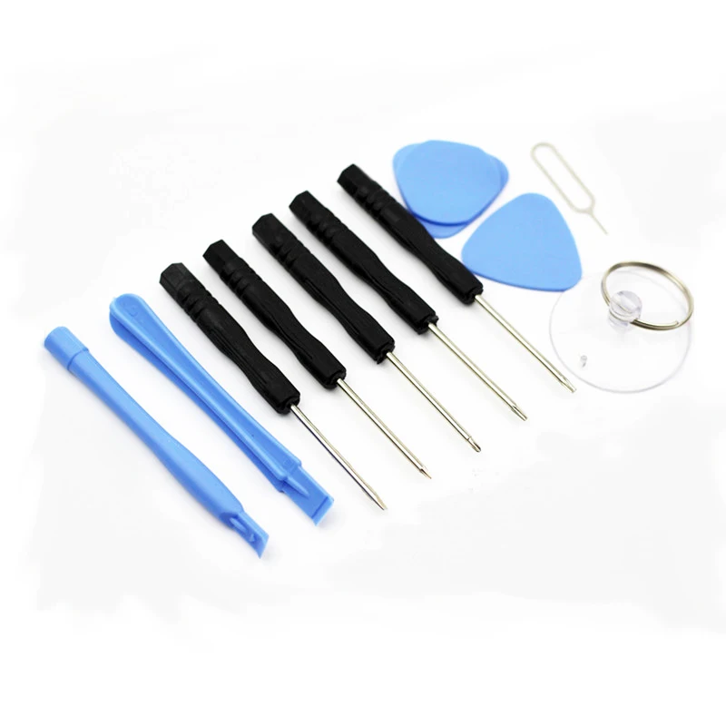 

New 11 in 1 Opening Tools Disassemble Kit for iPhone 4 4s 5 5s 6 6s Smart Mobile Phone Repair Tools Kit Screwdriver Set